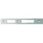 Gâche plate centrale Multiblindo ISEO - bascule/crochet - Inox - 180x24x3 - 038094