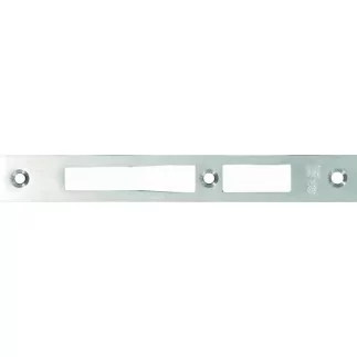 Gâche plate ISEO centrale inox pour Electa - 24x3x180 mm - 38030