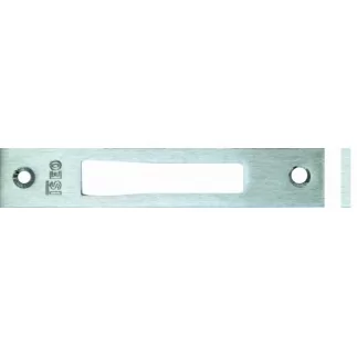 Gâche plate ISEO haute ou basse inox pour Electa - 24x3x132 mm - 038020