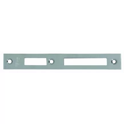 Gâche centrale Inox 180x24x3 mm ISEO pour serrure Performa - 038230