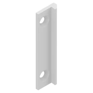 Gâche LA CROISEE DS pour fermeture 6106/ 6126 - Blanc - DS6153-0-36