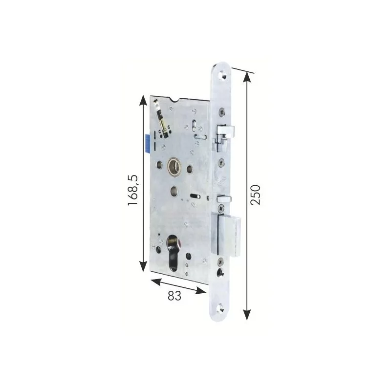 Coffret électro-mécanique ASSA ABLOY A50 EA7X70 12/24V - Emission/Rupture réversible - KEL564100440