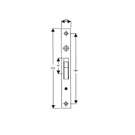 Gâche pour serrure 110501 Blindomax  - 110502