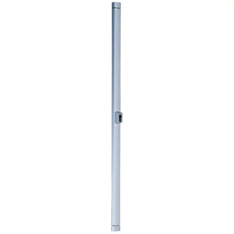 Serrure en applique 2 points Styl Barr CAVERS ISEO pour cylindre pfl - L 2.30 m alu anodisé - 40002301