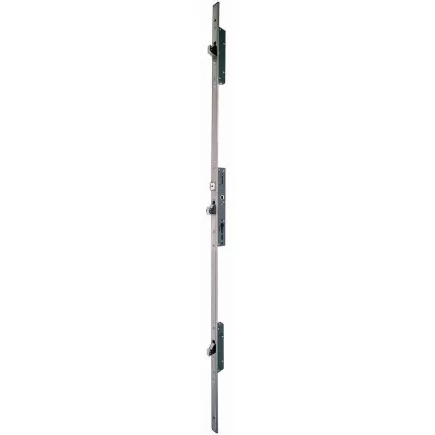 Serrure 3 points Multiblindo Inox ISEO pêne réversible - Têtière U 1860x24x6 - Axe 40 - 795101402