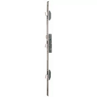 Serrure 3 points Multiblindo Inox ISEO pêne réversible - Têtière plate 2300x24x3 - Axe 30 - 795110302