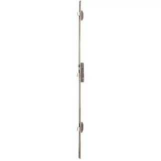 Serrure 3 points à larder ISEO Electa Inox à rouleau réglable - Têtiere U - 1860x24x6 - Axe 35 - 785201352