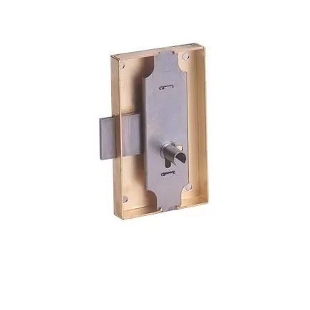 Serrure feuillard 12033 STÉ PICARDE - Laitonnée - Broche 25 mm - Gauche - 12033/008/G