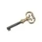 Clé 1520 DUBOIS SAS - Fer poli - Tige 40 mm - Paneton ajusté - 150004 Clé 1520 DUBOIS SAS - Fer poli - Tige 40 mm - Paneton ajusté - 150004