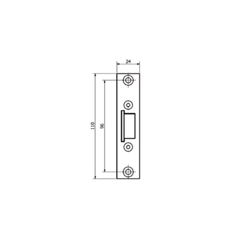Serrure opposée réversible GROOM pour GRS700 - tétière inox bout carré - GRS731312 Serrure opposée réversible GROOM pour GRS700 - tétière inox bout carré - GRS731312