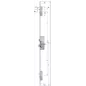 Coffre 3 points AS2300-P6/22 à rouleau KFV - Axe 35 Têtière U Inox Schuco - 3455733