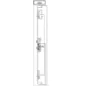 Coffre 3 points pênes ronds AS4350-P6/24 KFV têtière U zingué - Axe 35-92-8mm - 3460654