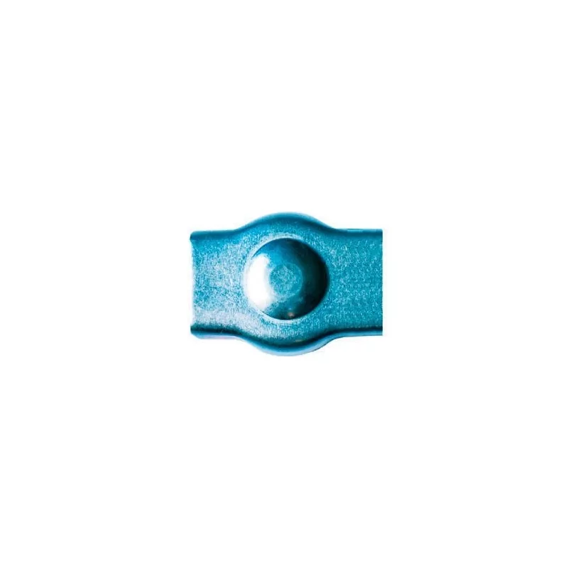 Serre-câble plat 1 boulon LEVAC Ø3 mm acier zingué - 5281B
