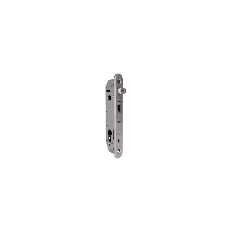 Serrure à encastrer Inox à crochet LOCINOX pour profil de 50 mm - FIFTYLOCK