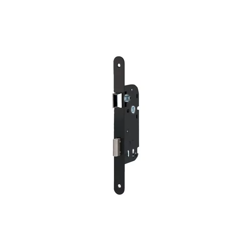 Serrure à larder 719 MARQUES axe 40 bec de cane WC noir réversible - 1719240017