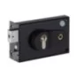 Serrure en applique horizontale - Réglable 52/60 mm - Fouillot gauche - Cylindre euro - ND10 9772