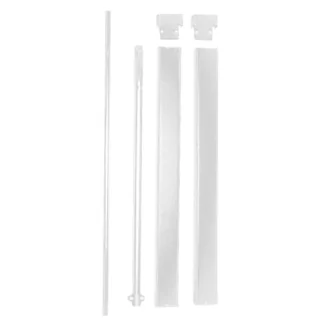 Kit tringle plate rallonge pour Horga THIRARD - Blanc - H.3m - 00032321