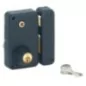 Serrure de sûreté verticale 75x130 mm noir à fouillot C7 THIRARD - Cylindre Ø23x45 mm - Gauche - 000146