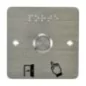 Bouton poussoir acier inoxydable sur plaque carrée SS19P201 IZYX SYSTEMS - SS19P201