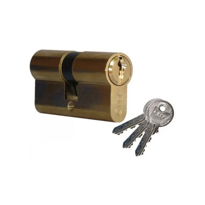 Cylindre City ISEO 30x50mm laiton poli - varié V03 KCF005503 - 520930527V03