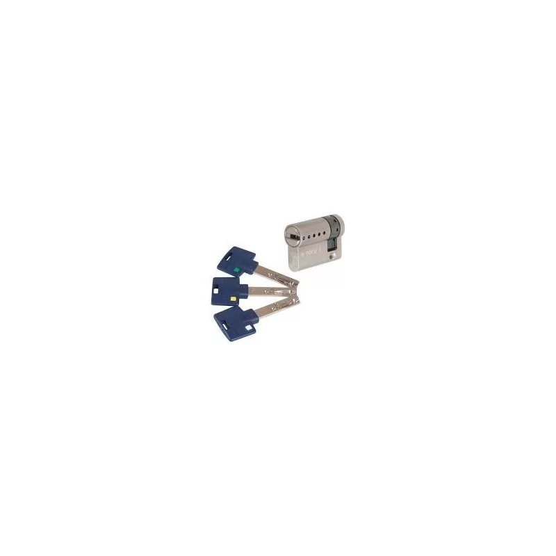 Demi-cylindre européen Mul-T-Lock 262S+ - 42,5 mm - 3 clés - Barre de renfort - 425262CBR