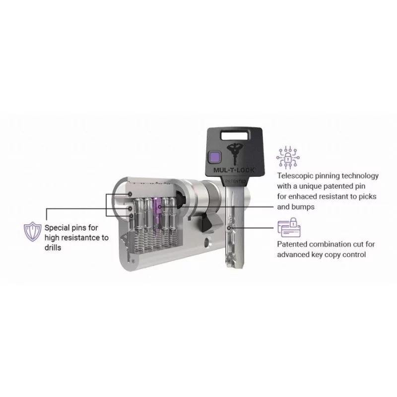 Cylindre MTL400 86 62 31-31 NM PAN Service MULTLOCK - EUM4H3131XX0XXXSE