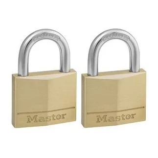 Lot de 2 cadenas en laiton massif MASTERLOCK 40 mm - 140EURT