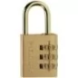 Cadenas à combinaison programmable MASTERLOCK 30 mm de large - Finition laiton - 630EURD