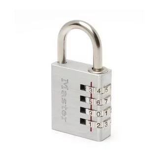 Cadenas en aluminium d'une largeur MASTERLOCK 40 mm avec combinaison programmable - 7640EURD