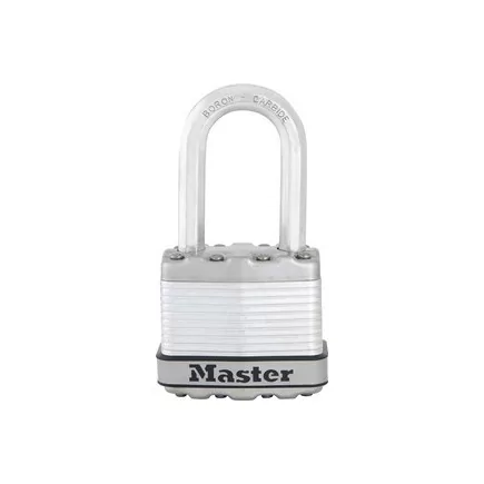 Cadenas Excell®  MASTER LOCK en acier laminé de 45 mm de largeur avec anse longue de 38 mm - M1EURDLF