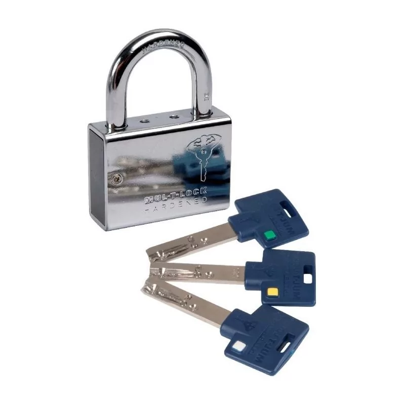 Cadenas CAD-C 13 REG C1 MTL600 262S+ MUL-T-LOCK 3 clés PVC bleu - CAC13R1M6P3PBLVAX