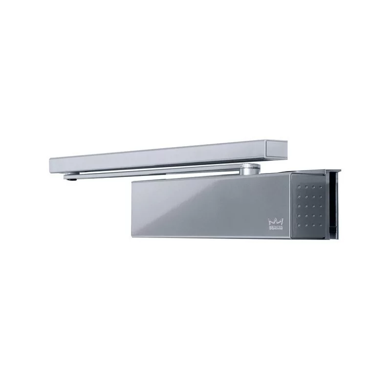 Ferme-porte TS92 G sans bras DORMA - argent - force 2 à 4 - côté opposé paumelles - 42030101